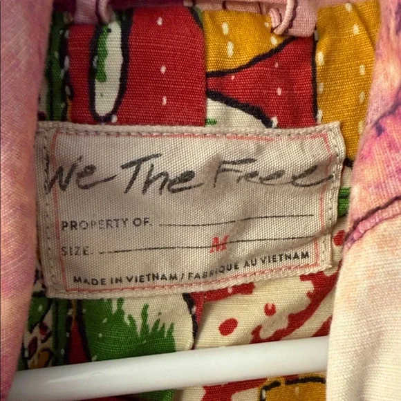 FTie-Dye Hooded Parka Jacket - Pink Multi - Picture 2 of 3